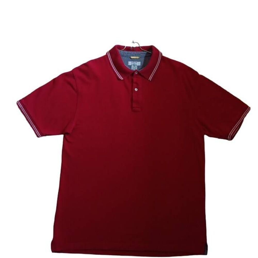 Cuffy's of Cape Cod vintage polo style short sleeved shirt for men. Size XL Colo